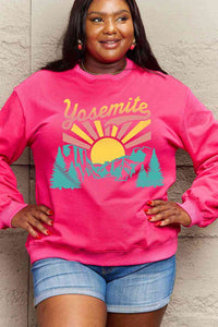 Simply Love Simply Love Full Size YOSEMITE Graphic Sweatshirt