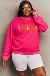 Simply Love Full Size HALLOWEEN TRICK OR TREAT Graphic Sweatshirt